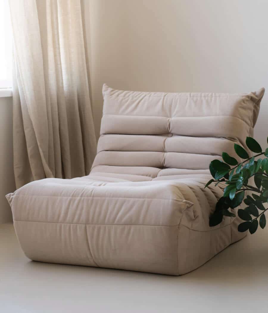 beautiful-modern-plants-deco-product Stylish Half-Moon Sofa - Image 3