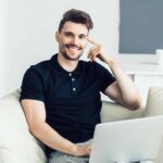 Handsome Man Laptop Home Male Portrait Freelancer 2021 08 28 03 06 27 Utc 150x150